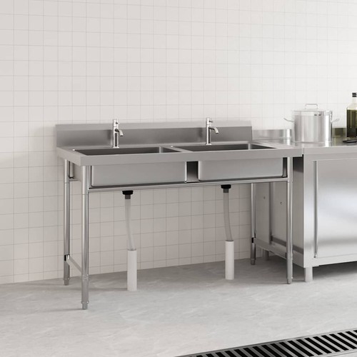 Evier cuisine double lavabo - cuisine,