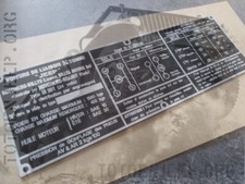 PLAQUE PLAQUETTE LABEL ALU