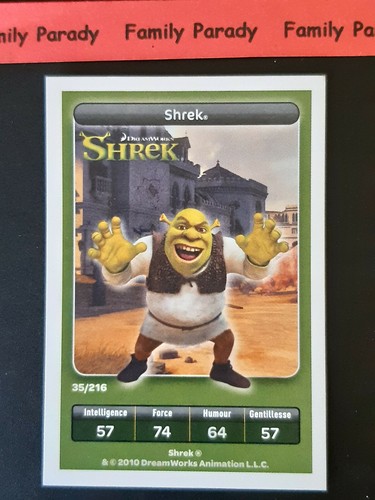 Shrek 216 carte - shrek,