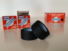 NOS NIB Guidolines Coton GUIDOPLAST Cotton Handlebar Tapes Old Bike Noire/Black