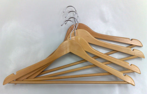 Bois cintres vêtements - 50,
