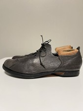 Cydwoq Leather Shoes Women’s EU 40.5 US 10.5 Gray Black Lace Up Handmade USA