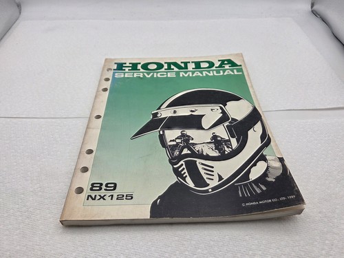 1989 honda nx125 service - 1989,