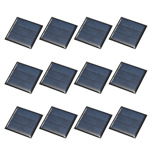 12pcs panneaux solaires 5v - 12pcs, 1.5v
