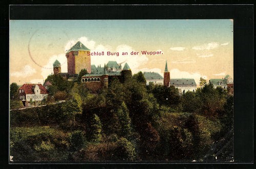 Carte postale château fort