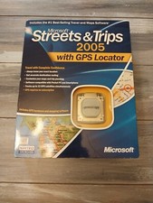 US Microsoft Streets & Trips 2005 - USA - GPS Locator (B17-00175) New Open Box