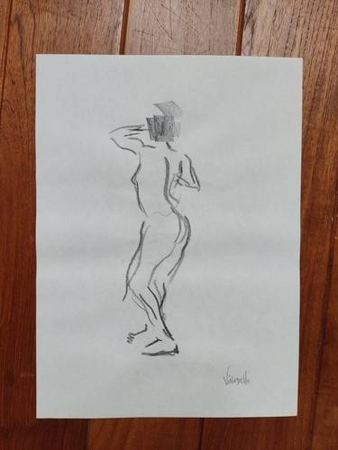Dessin croquis étude nue - croquis,