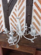 Lustre bougeoir pampilles