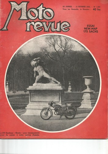Moto revue 225 sidecar - moto,