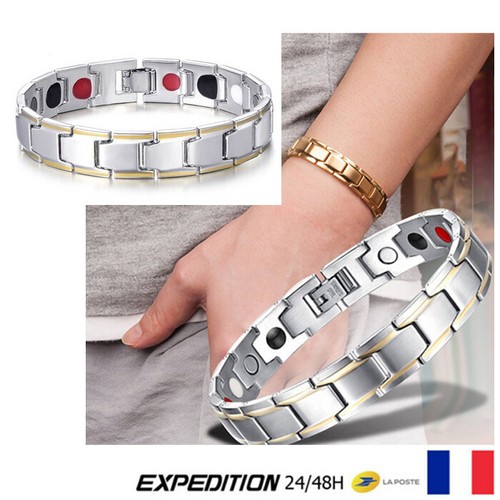 Bracelet magnétique gris - magnétique,