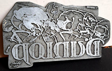 Ancienne MATRICE d'IMPRIMERIE