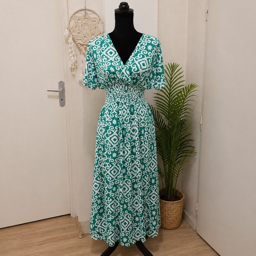 Titre robe longue - :robe, bohème