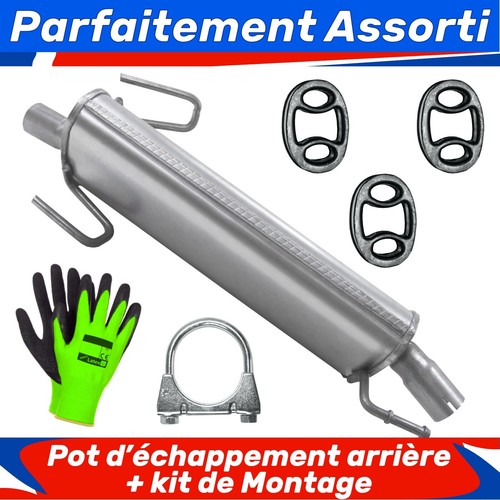 Pot échappement arrière - d’échappement,