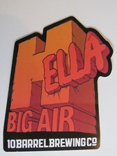 Bière Autocollant ~10 Tonneau Brewery Hella Grand Air Ski Événement À Cuivre Mtn