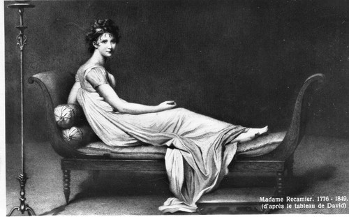 Carte art madame récamier - carte,
