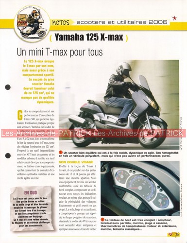 Yamaha max 125 scooter 2006 - 125,
