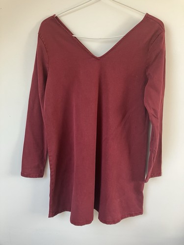 Belle robe bordeaux - belle, oversize