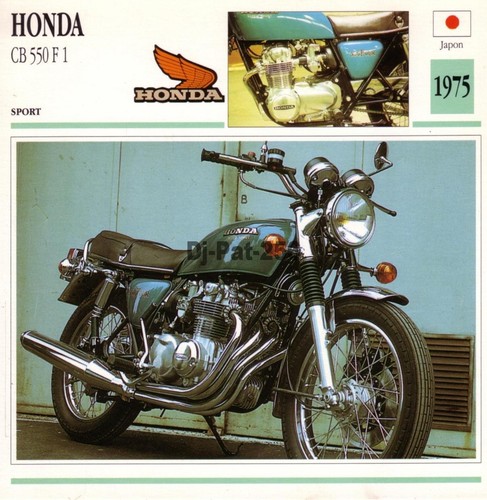 Fiche moto honda - cb, 550