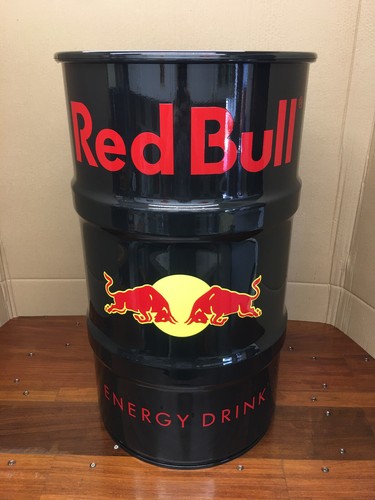 Red bull baril métal - métal, noir