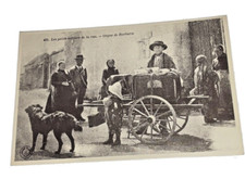 Vintage Postcard Les Petits Métiers De La Rue Orgue De Barbarie (retirement)