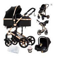 3 en 1 bébé poussette landau