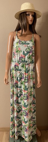 Robe longue blanche - , fleurie