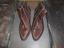 BOTTILLONS FEMME PIKOLINOS  T 38  MARRON SURPIQÛRES SQUAW INDIENNE HIPPIE BE 18€