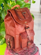 Sac à dos en cuir volumineux