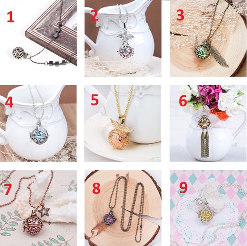 Collier cage boule - boule, bola