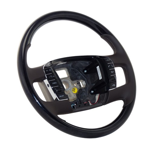 Volant bois cuir multifonction - volant,