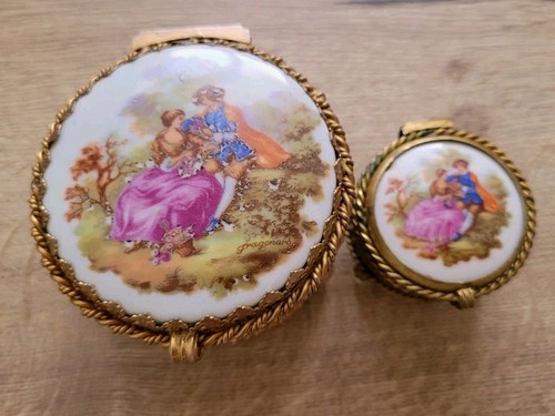 Boites bijoux porcelaine - à,