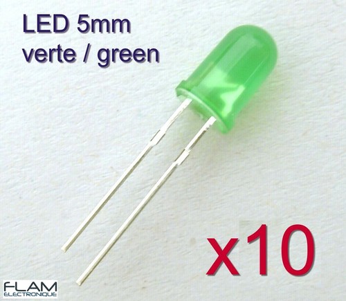 Lot led diode verte - diode,