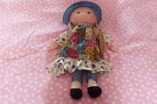 Poupée chiffon  style Sarah Kay   (  Holly  Hobbie   )  40  cm