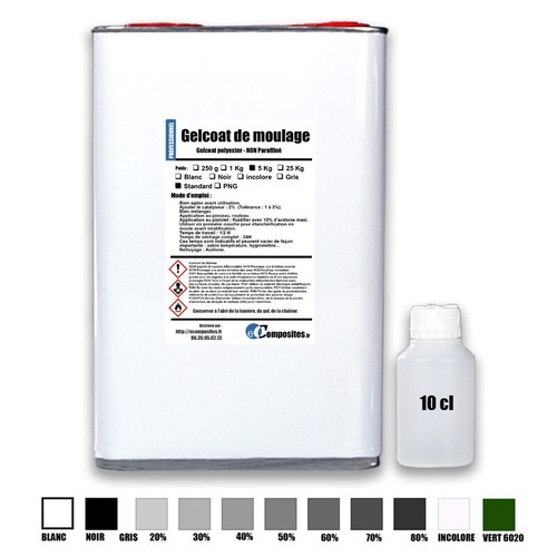 Gelcoat de moulage - 5, kg