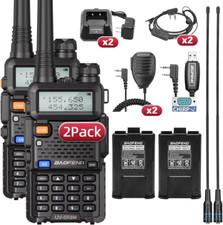 talkie-walkie numérique Baofeng UV-5R 8W Crypté 128 Canaux Talkie-Walkie LCD