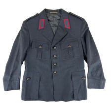 Finnish Army Jacket Grey Officers M58 Service Dress Vintage Uniform 1960s Large