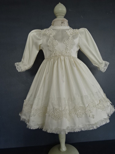 Robe beige soie - beige,
