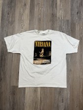 Nirvana - Live At Reading Promo T Shirt - XL Kurt Cobain Dave Grohl *See Photos*