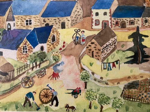 Painting peinture gouache art - peinture,
