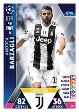 TOPPS 2018 Match Attax UEFA Champions #384 Andrea BARZAGLI- NM/FREE SHIP!