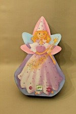 Puzzle Djeco Silhouette - La fée et la Licorne - 36 pièces, à partir de 4 ans