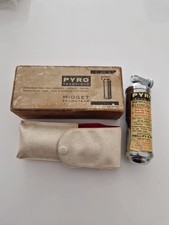 EXTINCTEUR PYRO TECHNIQUE MIDGET OBJET ANCIEN AUTO VOITURE GARAGE BOITE  PUB