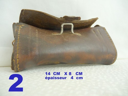 Ancienne sacoche trousse - , à