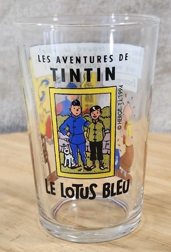 Les aventures tintin - de, verre