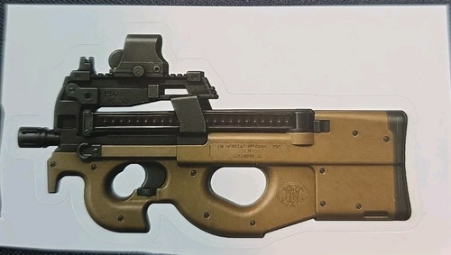 P90 sticker inch gun - sticker,