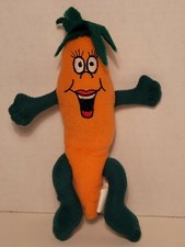 Fresh Express Plush Crazy Carol Carrot Beanbag Toy Vintage Collectible Veggie
