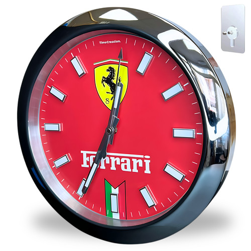 Horloge murale style ferrari - murale,