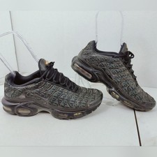 Nike Men's Air Max Plus TN Running Shoes Sneakers, Black Gold, Sz 9