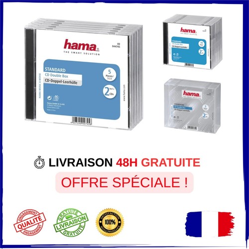 Hama boîtier double - cd,