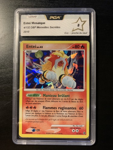 Carte pokémon holo deck entei - pokémon,